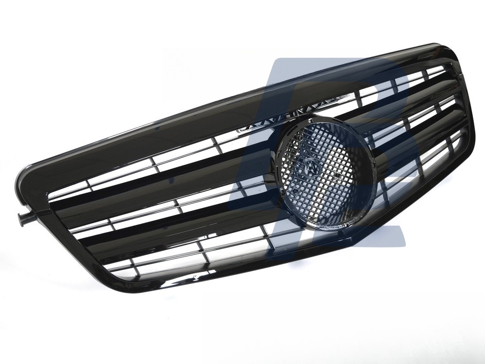 Grille Sport Gloss Black for Mercedes W212 / S212 2009–2013 - 3
