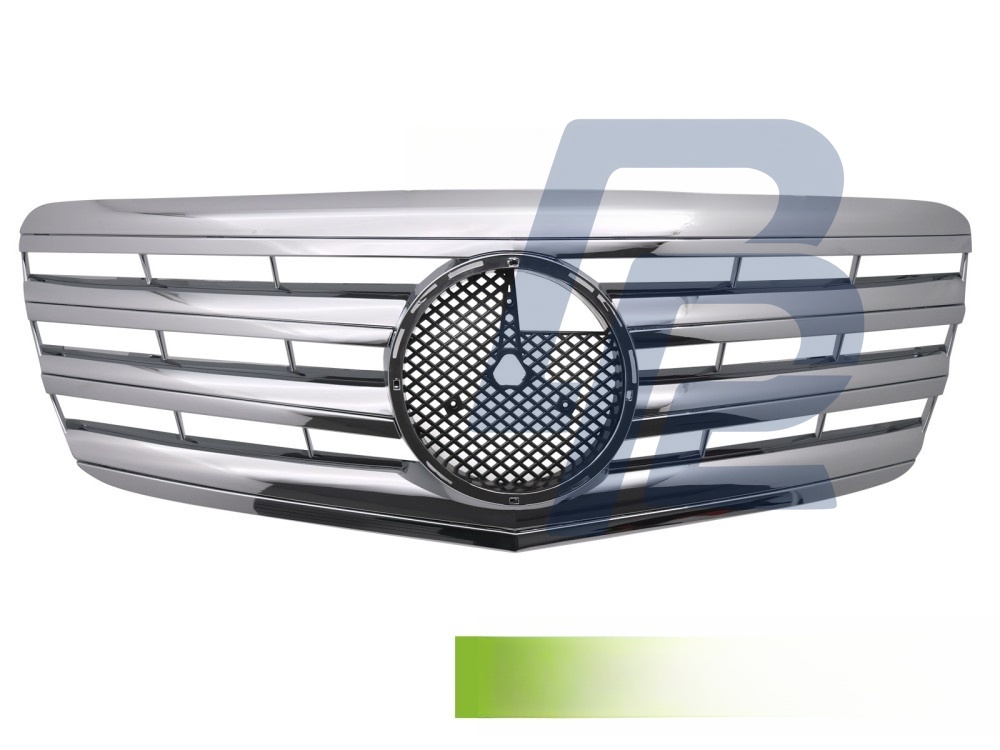 Grille Sport Chrome for Mercedes W211 / S211 2006–2009 - 4