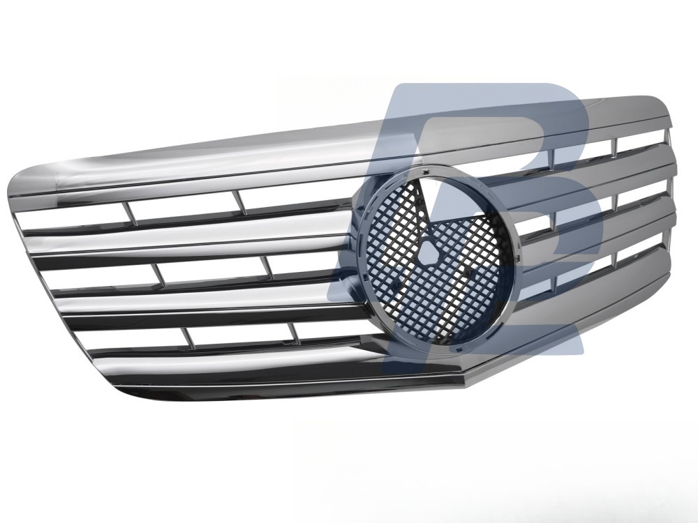 Grille Sport Chrome for Mercedes W211 / S211 2006–2009 - 2