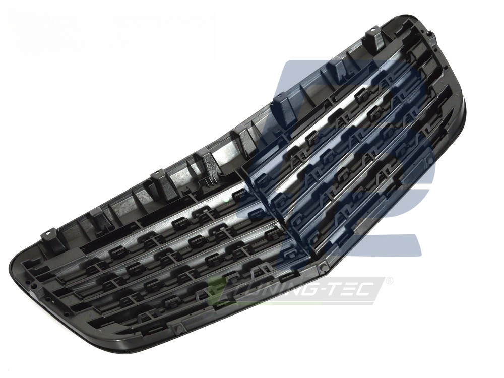 Grille Gloss Black for Mercedes W211 / S211 2006–2009 - 5