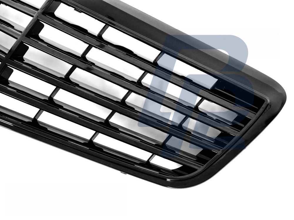 Grille Gloss Black for Mercedes W211 / S211 2006–2009 - 4