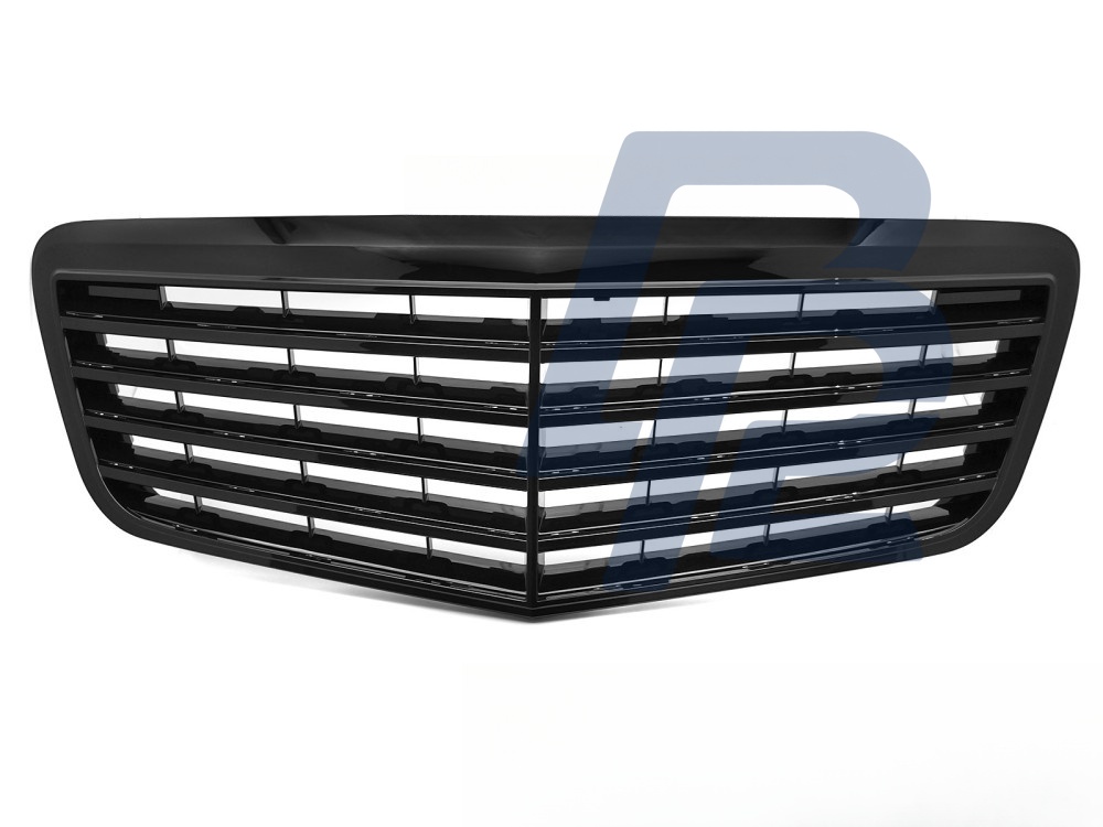 Grille Gloss Black for Mercedes W211 / S211 2006–2009 - 3