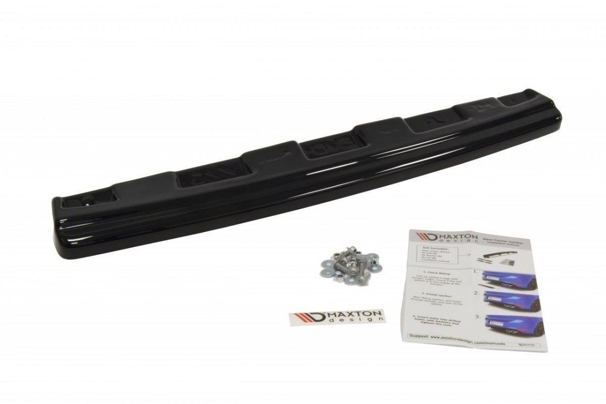 Central Rear Splitter Mitsubishi Lancer EVO X (Without/vertical Bars) (2007-2015) - 2