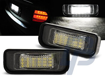 LICENSE LED LIGHTS MERCEDES W203 07.00-07 SEDAN LED