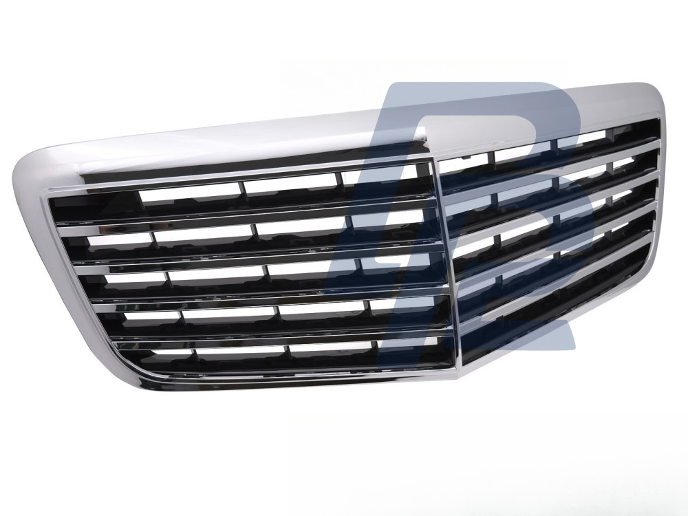 Grille Chrome/Black for Mercedes W211 / S211 2006–2009 - 3