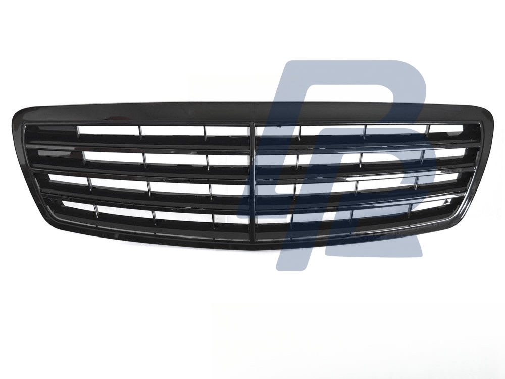 Grille Gloss Black for Mercedes W211 / S211 2002–2006 - 5