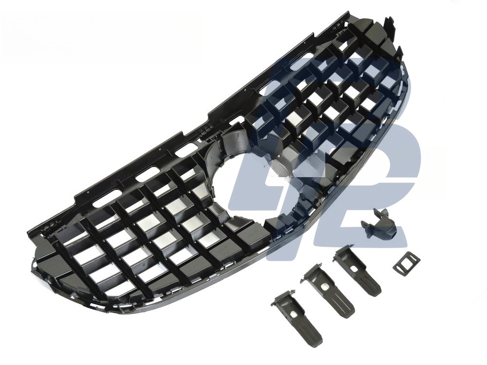 Grille Sport Chrome/Black for Mercedes W212 / S212 2013–2016 - 3