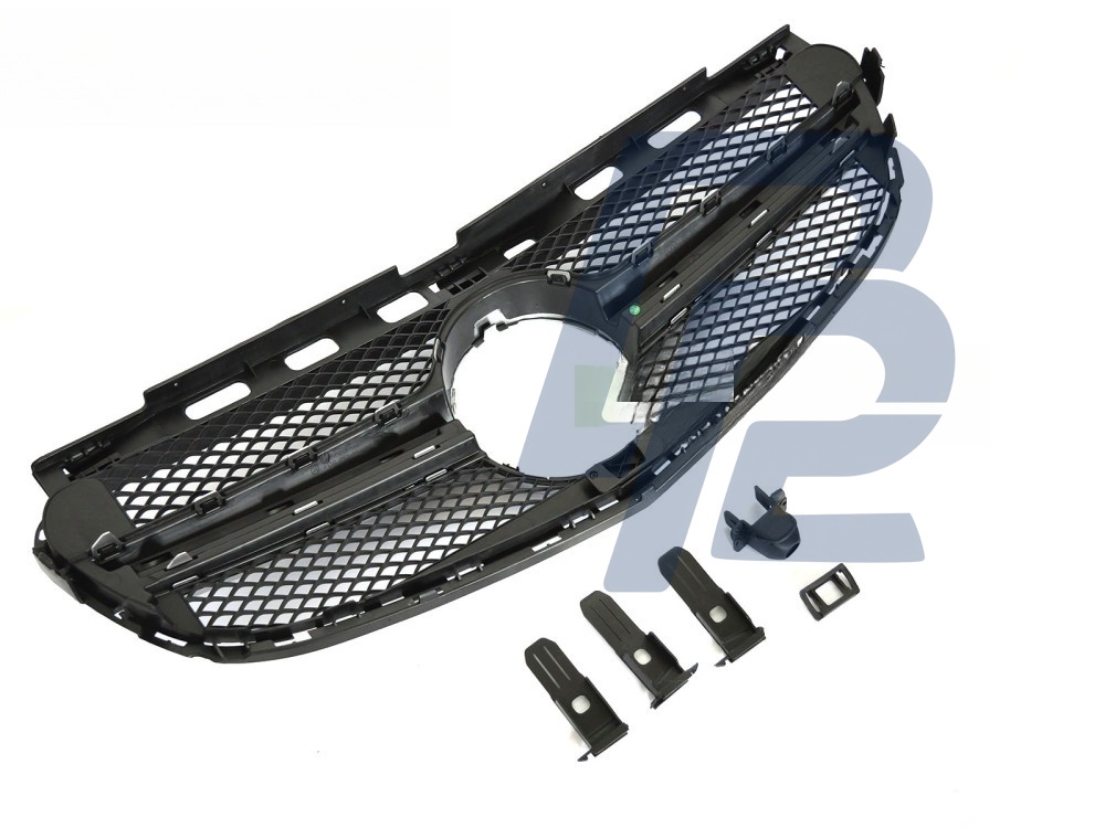Grille Black Silver for Mercedes W212 / S212 2013–2016 - 3