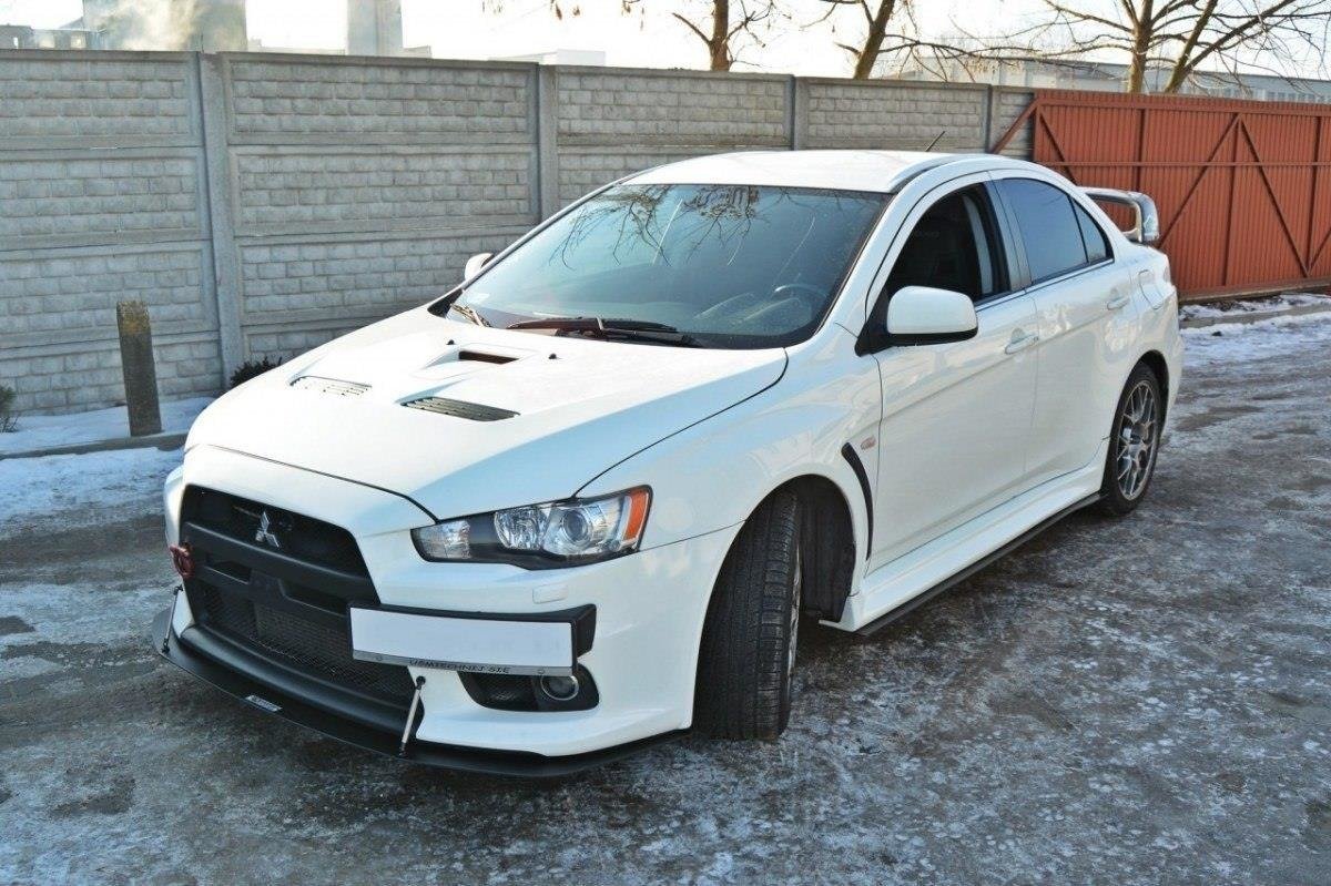 Front Racing Splitter V.2 Mitsubishi Lancer EVO X (2005-2017) - 5