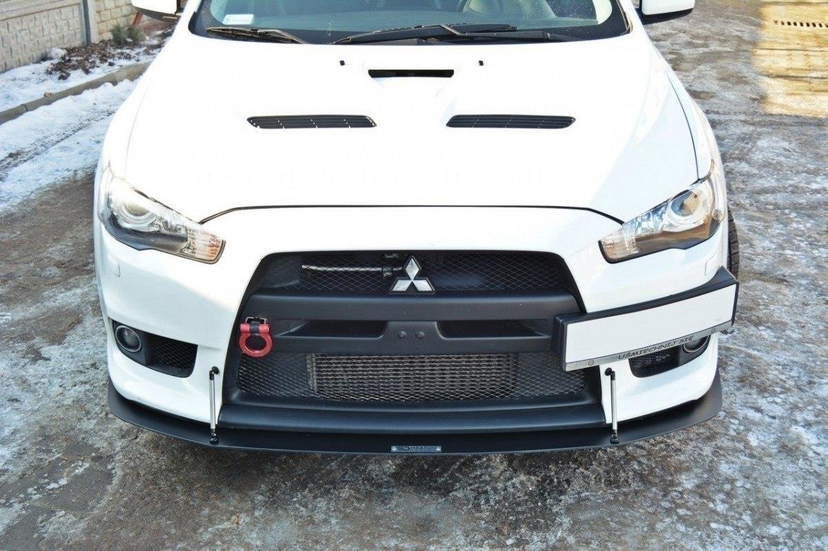 Front Racing Splitter V.2 Mitsubishi Lancer EVO X (2005-2017) - 2