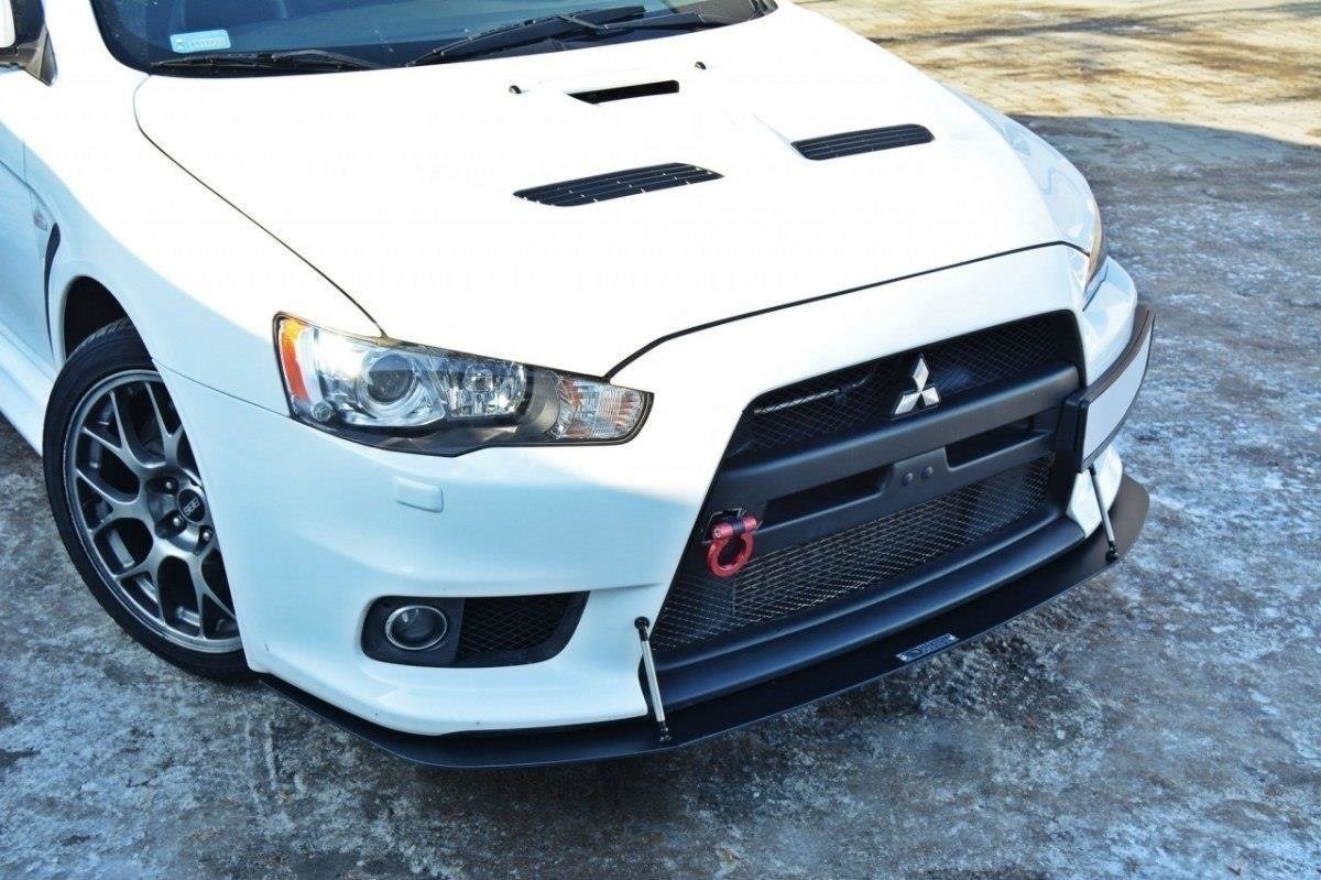 Front Racing Splitter V.2 Mitsubishi Lancer EVO X (2005-2017) - 3