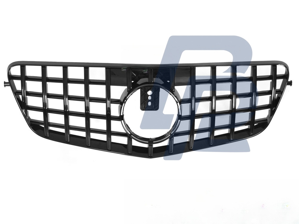 Grille Sport Gloss Black for Mercedes W212 / S212 2009–2013 - 3