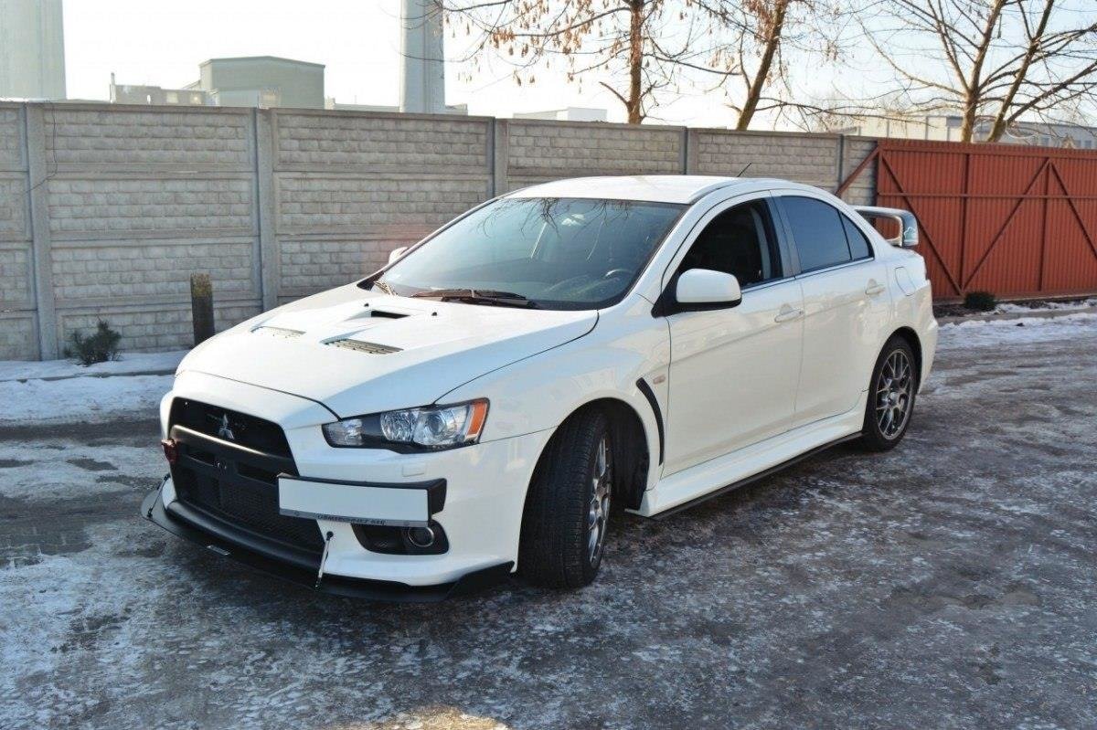 Front Racing Splitter V.1 Mitsubishi Lancer EVO X (2007-2015) - 5