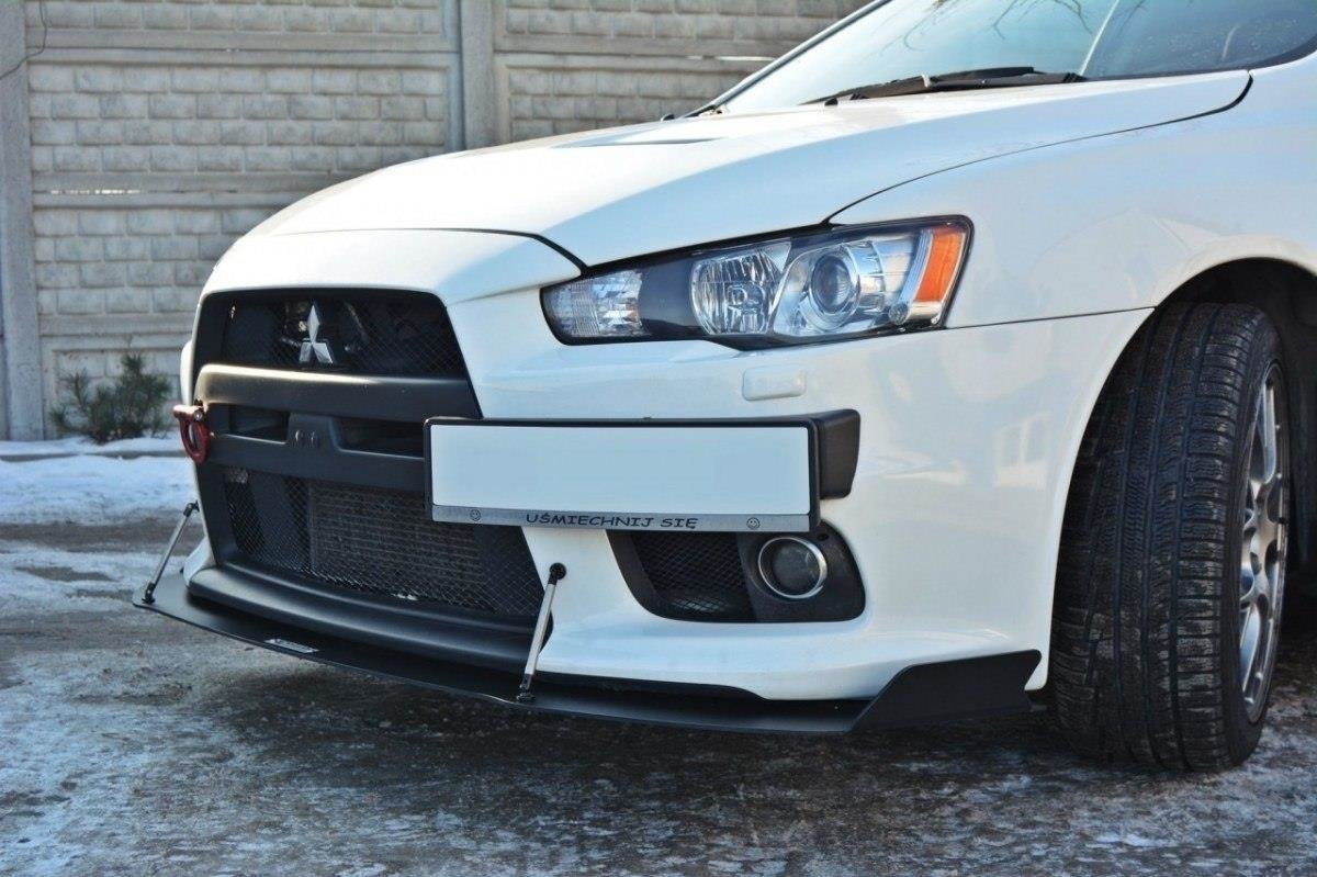 Front Racing Splitter V.1 Mitsubishi Lancer EVO X (2007-2015) - 4
