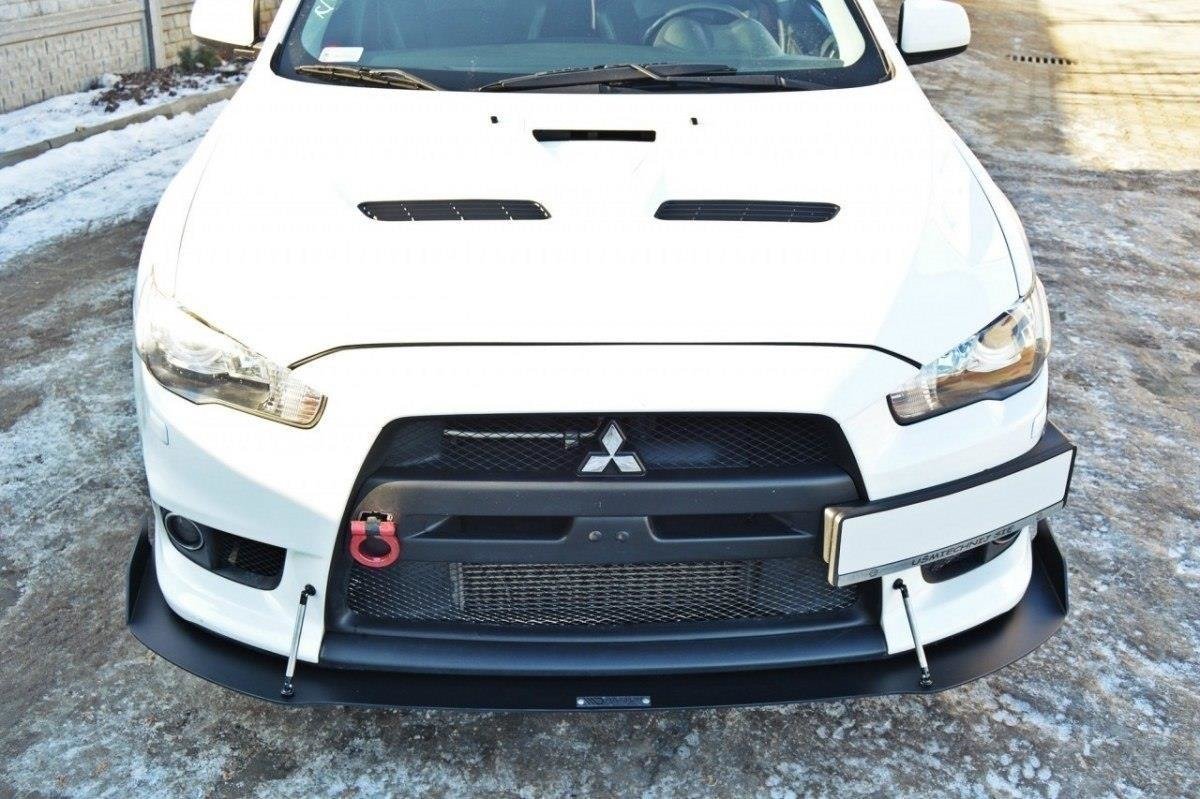 Front Racing Splitter V.1 Mitsubishi Lancer EVO X (2007-2015) - 3