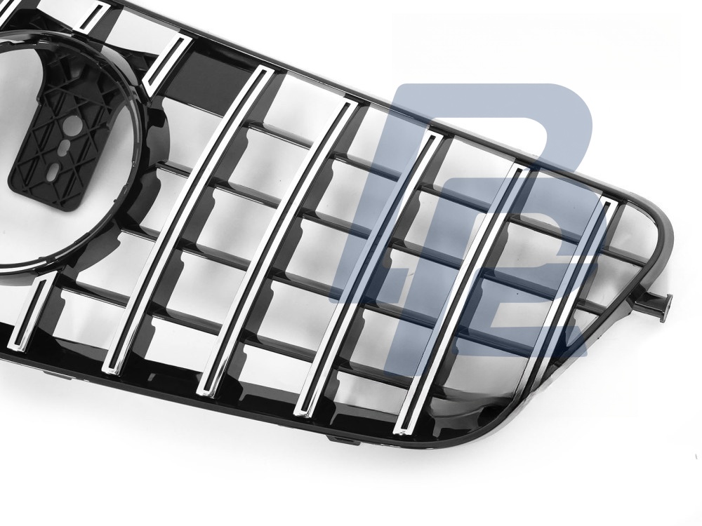 Grille Sport Black/Chrome for Mercedes W212 / S212 2009–2013 - 2
