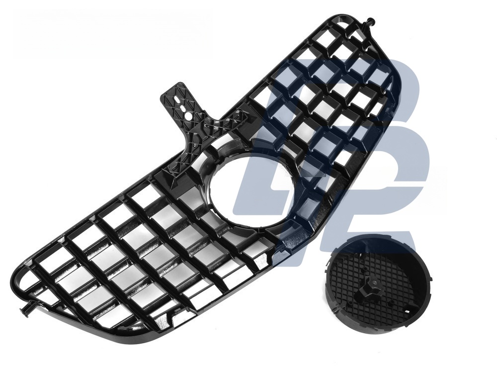 Grille Sport Black/Chrome for Mercedes W212 / S212 2009–2013 - 4