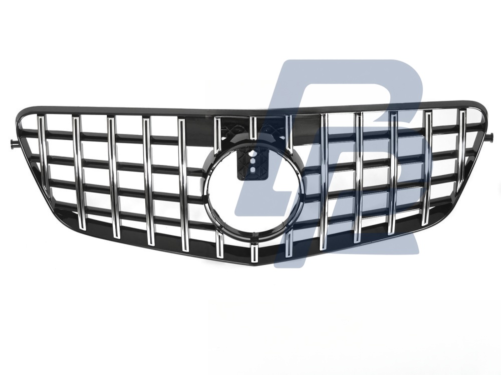 Grille Sport Black/Chrome for Mercedes W212 / S212 2009–2013 - 5
