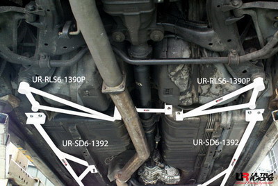 NISSAN SKYLINE GTR R33 ULTRA-R 2X 3-PUNKTS FLOOR BARS