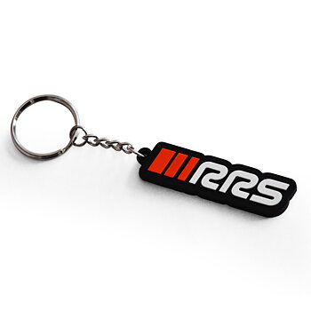 PVC RRS WHITE KEYRING
