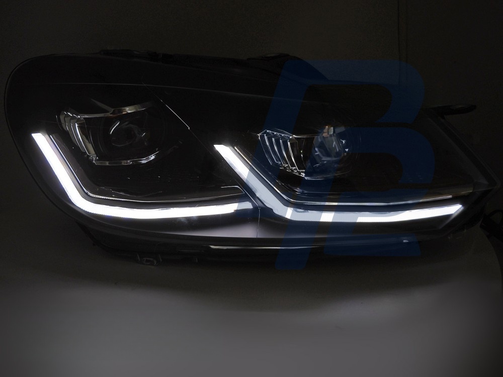 Headlights Full LED Silver DRL Sequential for VW Golf 6 2008–2012 - 2