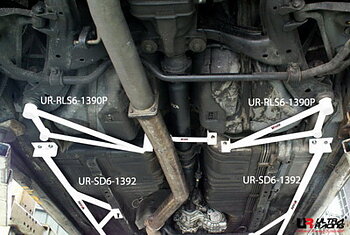 NISSAN SKYLINE GTR R33 ULTRA-R REAR 2X 3-POINT REAR BRACES