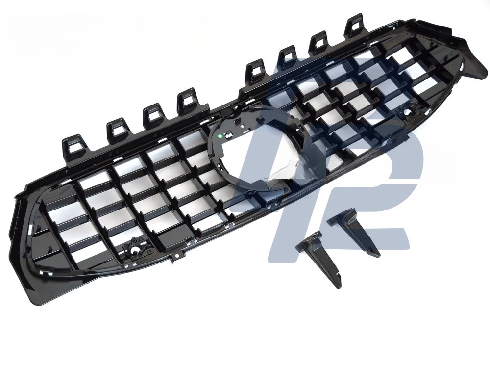 Grille Sport Gloss Black for Mercedes CLA W118 2019–2023 - 3