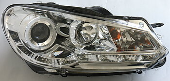 VW GOLF 6 STRÅLKASTARE SET KLARA