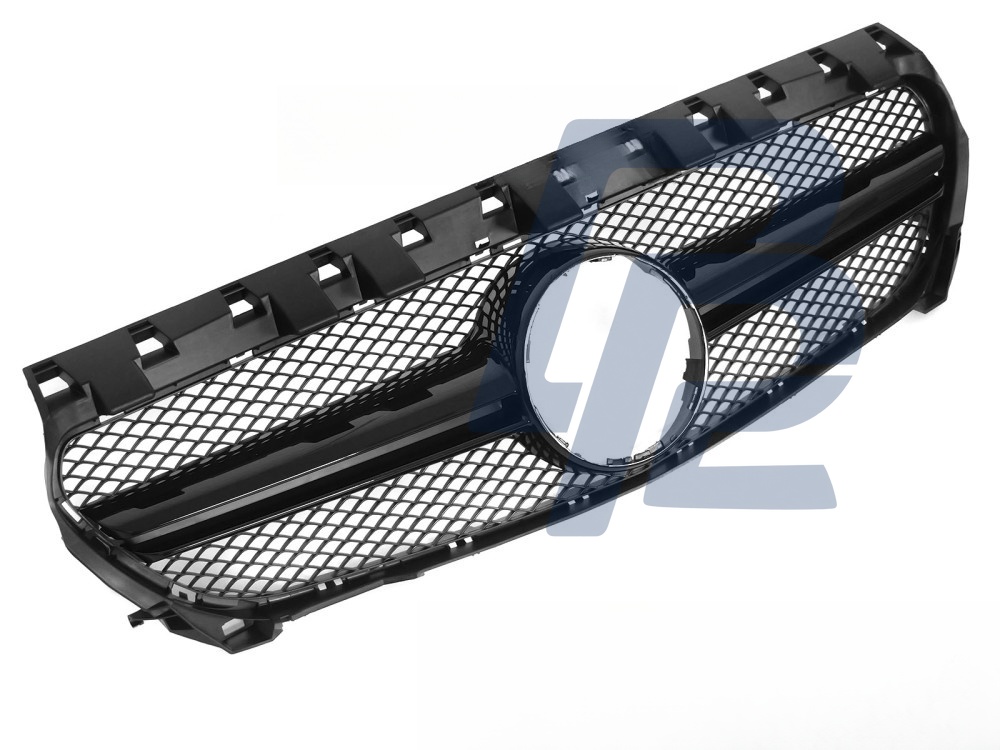 Grille Gloss Black for Mercedes CLA W117 2013–2019 - 3