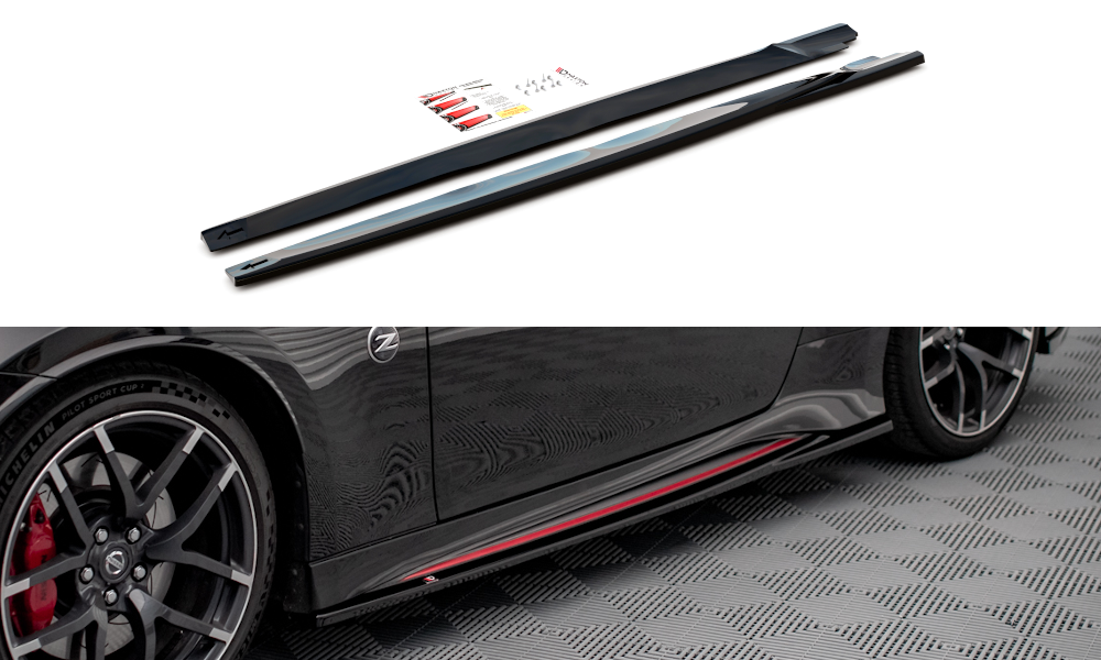 Side Skirts Diffusers V.2 Nissan 370Z Nismo Facelift (2014-2020)