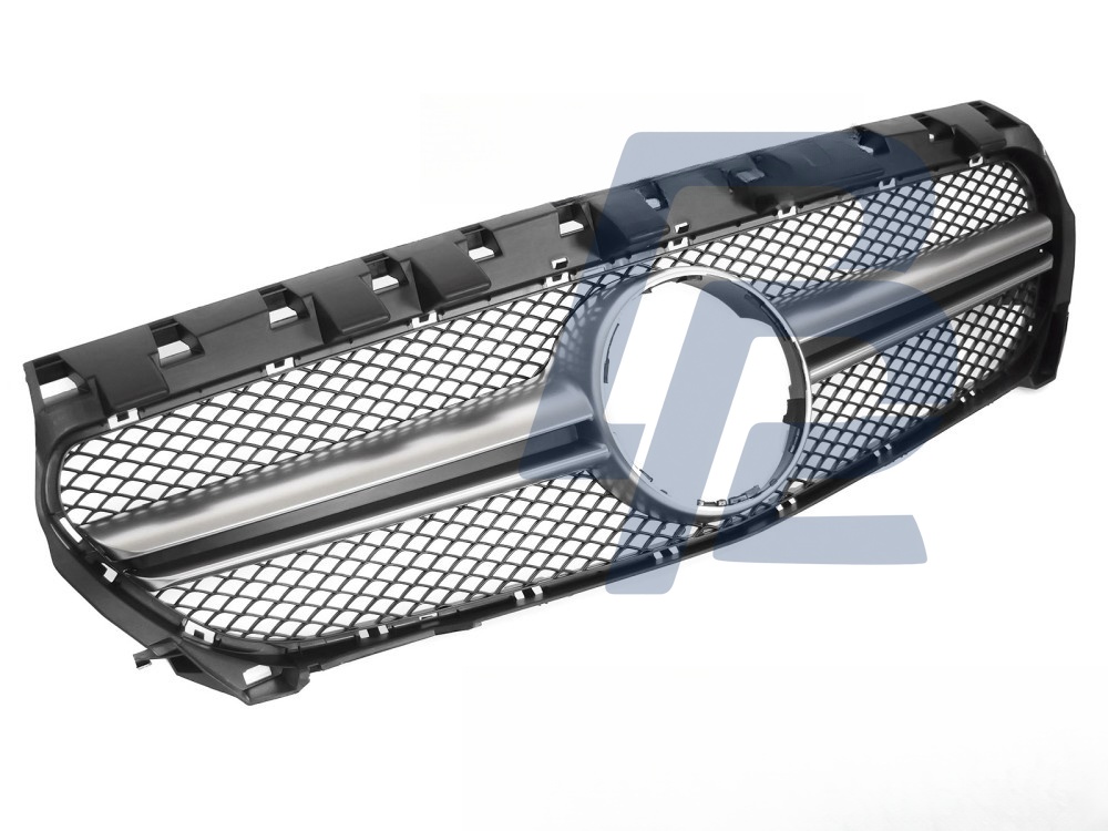 Grille Black Silver for Mercedes CLA W117 2013–2019 - 3