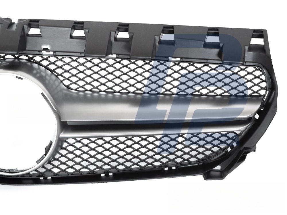 Grille Black Silver for Mercedes CLA W117 2013–2019 - 2