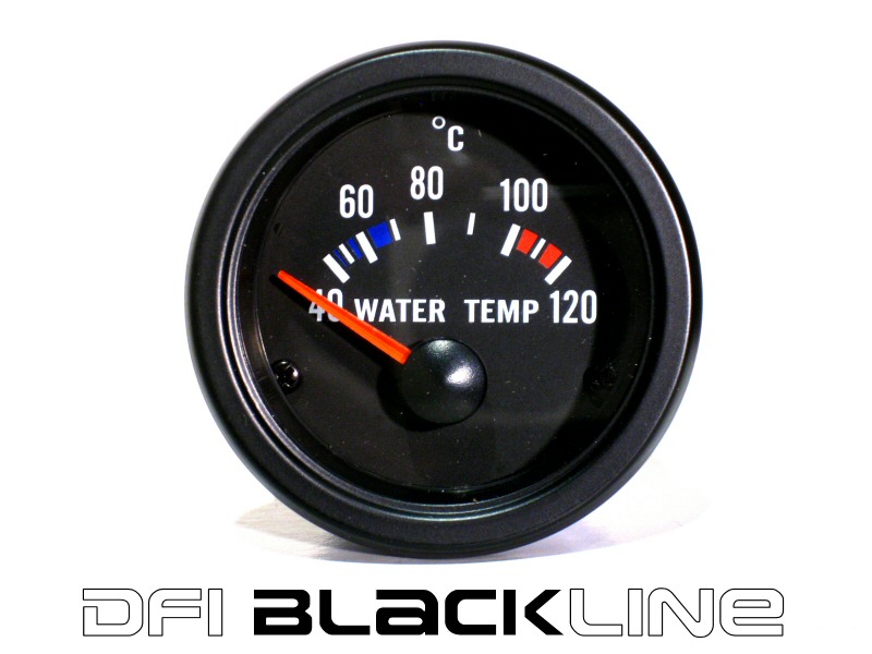 DFI BLACKLINE UNIVERSAL METER GAUGE 52MM - WATER TEMP (CELC)