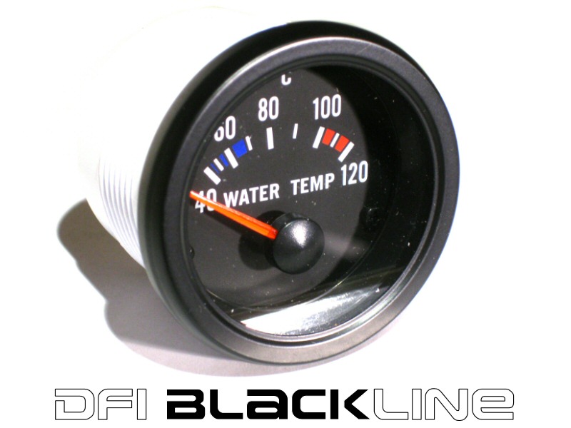 DFI BLACKLINE UNIVERSAL METER GAUGE 52MM - WATER TEMP (CELC) - 2