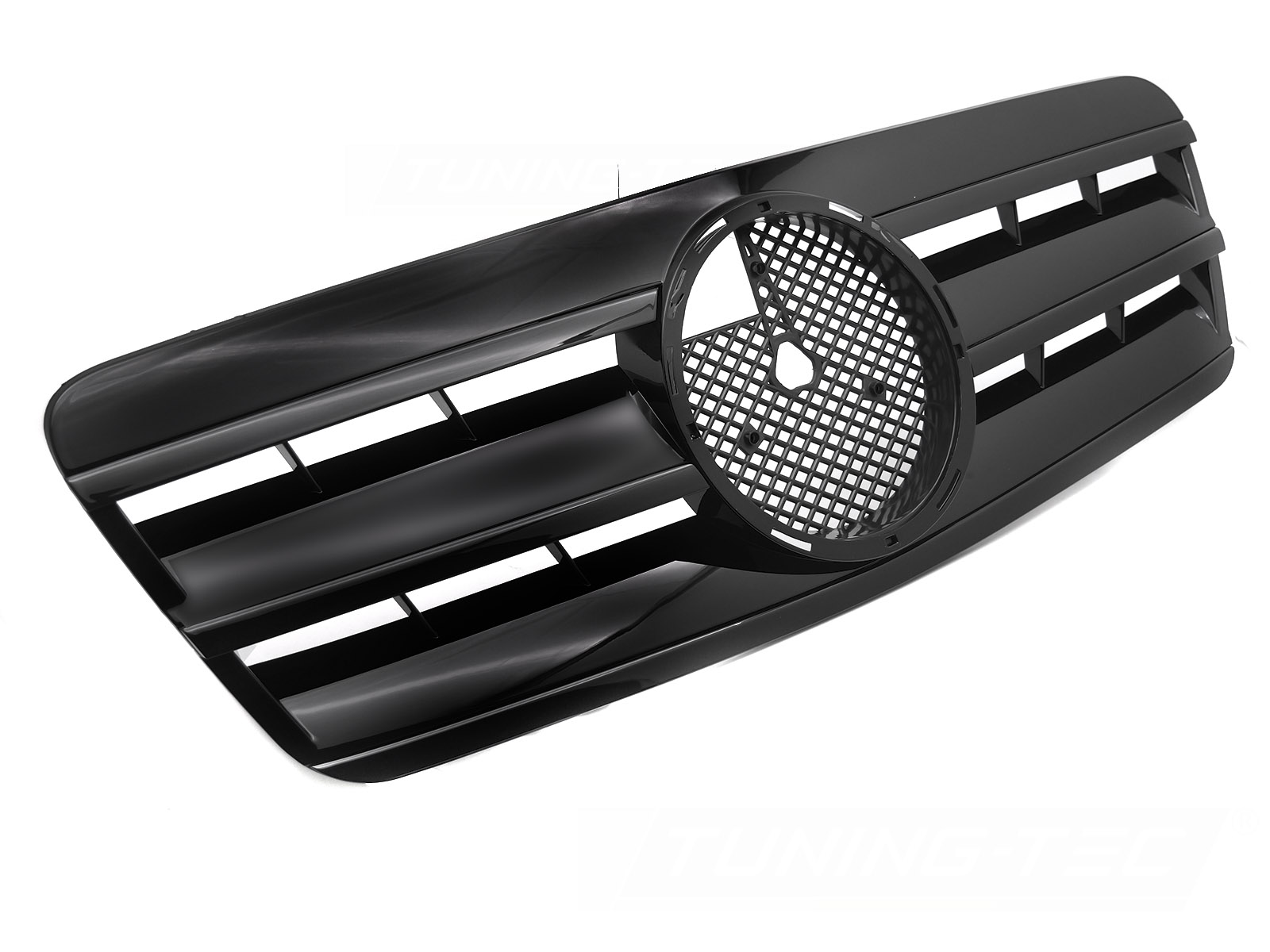 GRILL SPORT BLANK SVART TILL MERCEDES CLK W208 1996-2002