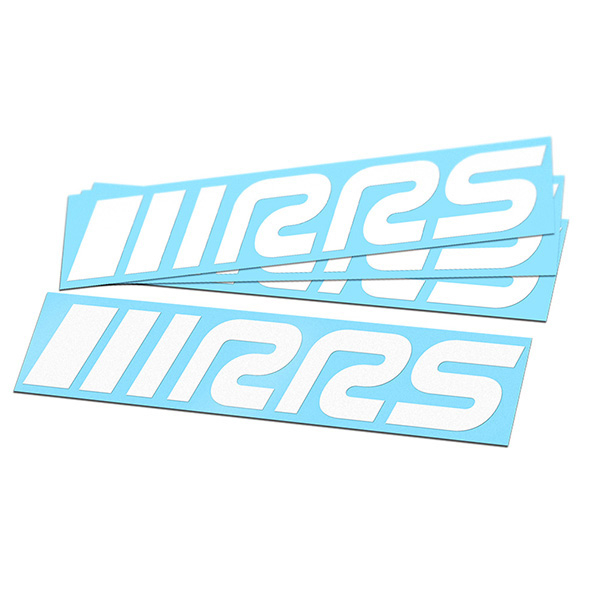 RRS DECAL - WHITE - 4PCS
