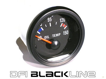 DFI BLACKLINE UNIVERSAL METER GAUGE 52MM - OIL TEMP (CELC)