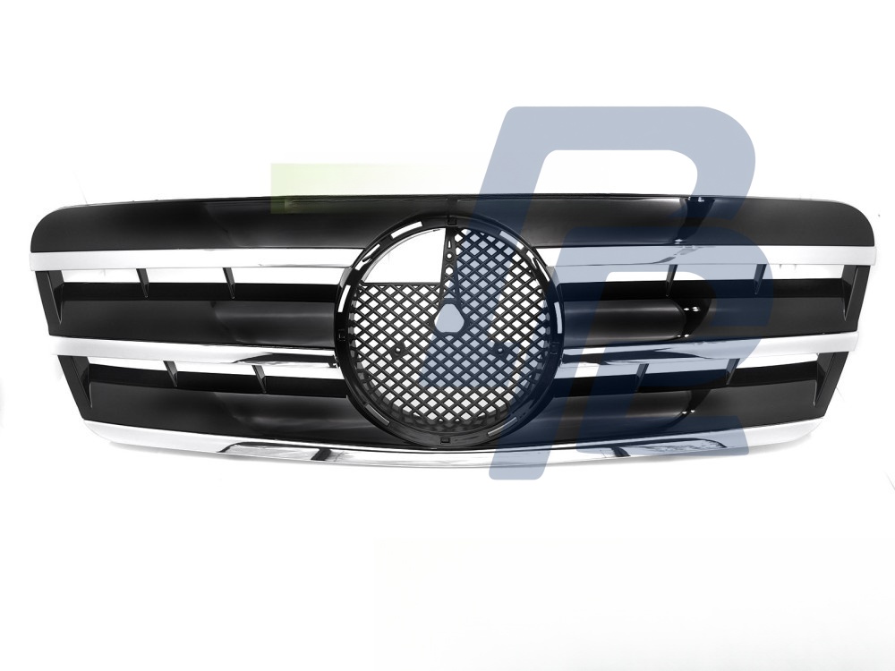 Grille Sport Black/Chrome for Mercedes CLK W208 1996–2002 - 3