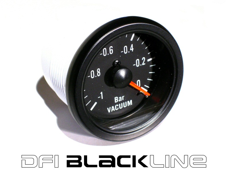 DFI BLACKLINE UNIVERSAL METER GAUGE 52MM - VACUUM (BAR) - 2