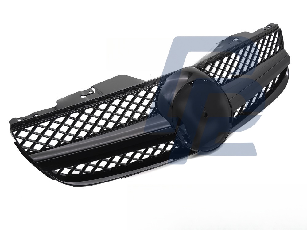 Grille Sport Gloss Black for Mercedes SL R230 2006–2008 - 3