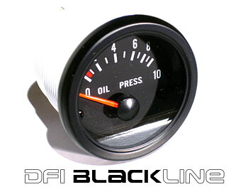 DFI BLACKLINE UNIVERSAL METER GAUGE 52MM- OIL PRESSURE (BAR)
