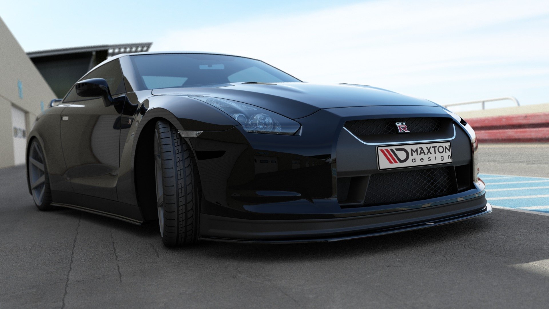 Front Splitter V.2 Nissan GT-R Pre-Facelift Coupe (R35-SERIES) (2007-2010) - 3