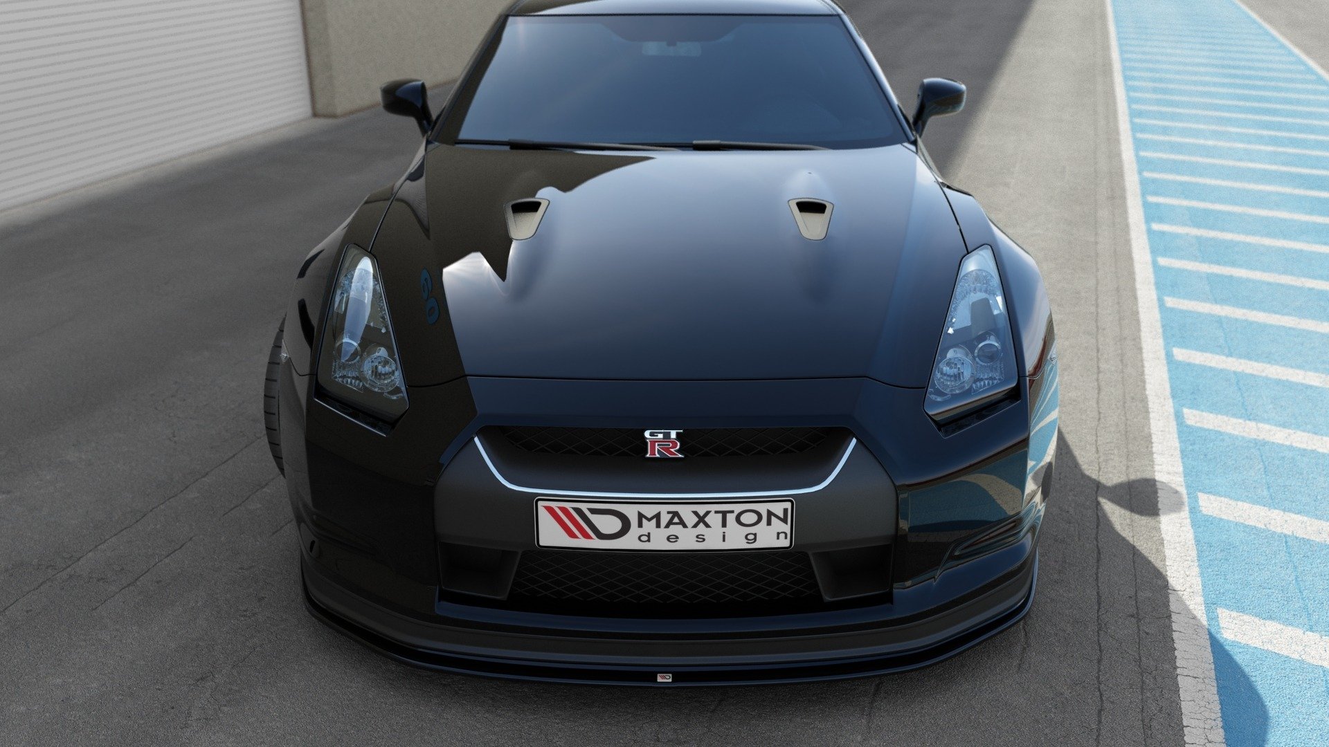 Front Splitter V.2 Nissan GT-R Pre-Facelift Coupe (R35-SERIES) (2007-2010) - 2