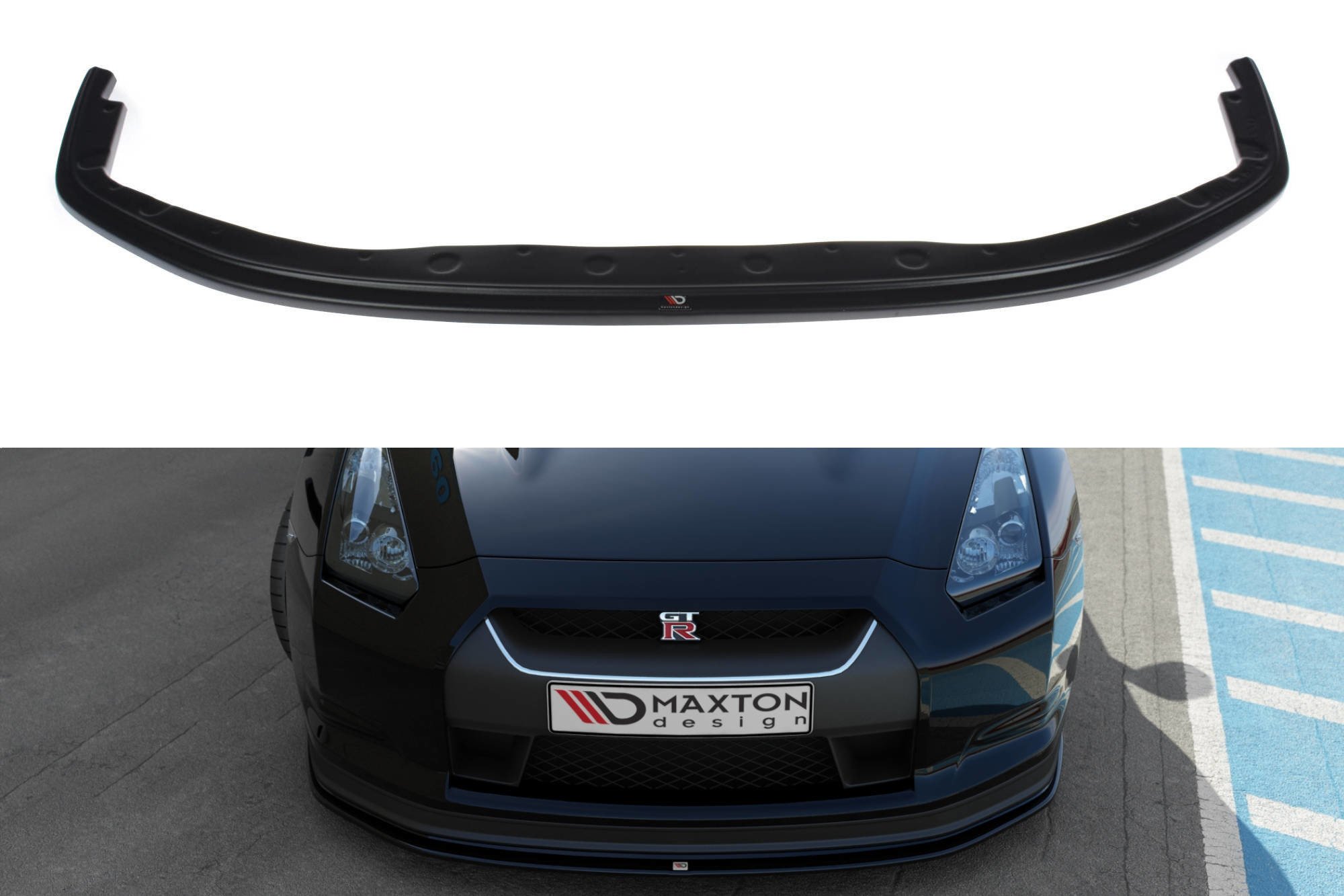 Front Splitter V.2 Nissan GT-R Pre-Facelift Coupe (R35-SERIES) (2007-2010)