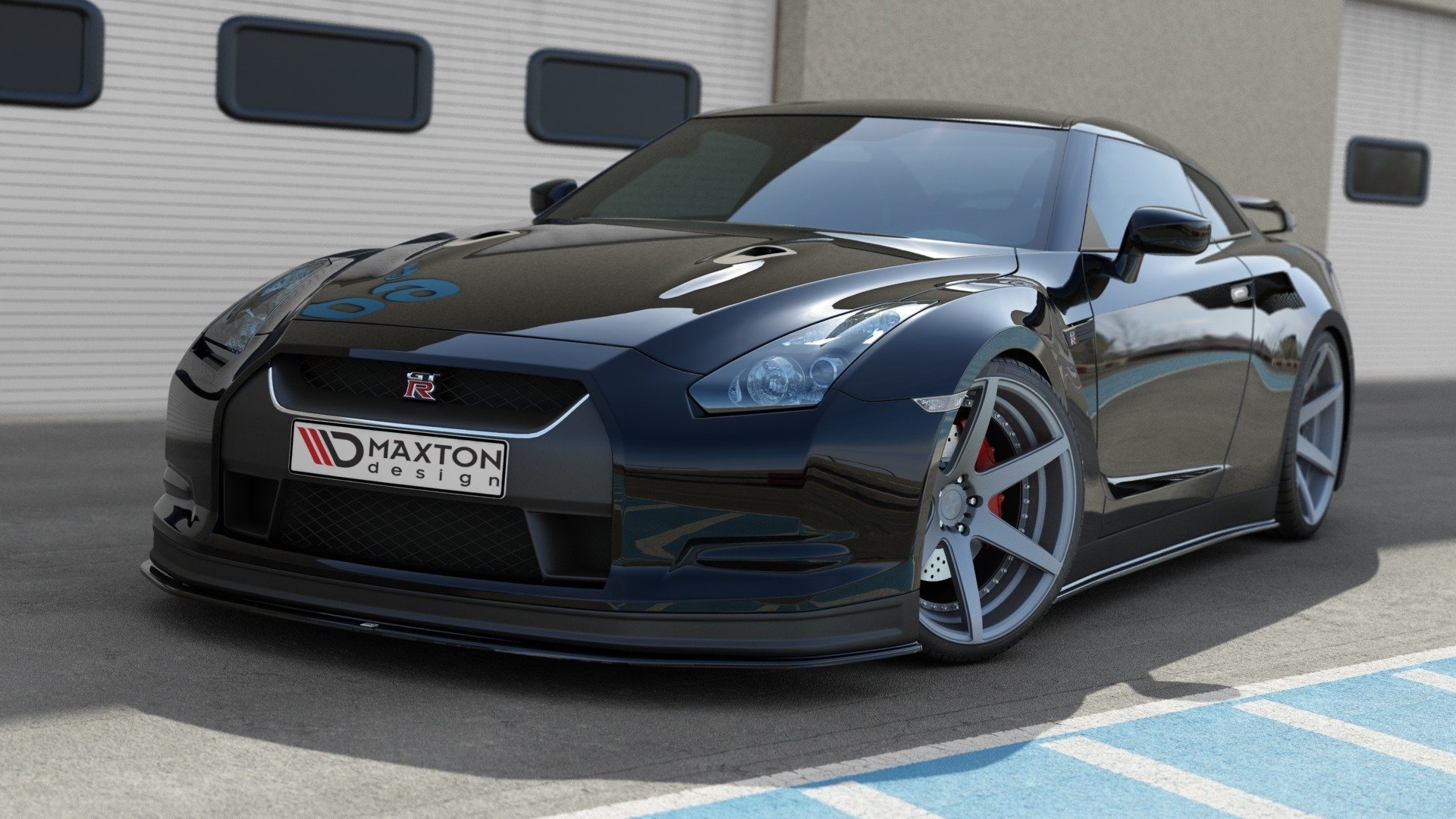 Front Splitter V.2 Nissan GT-R Pre-Facelift Coupe (R35-SERIES) (2007-2010) - 4