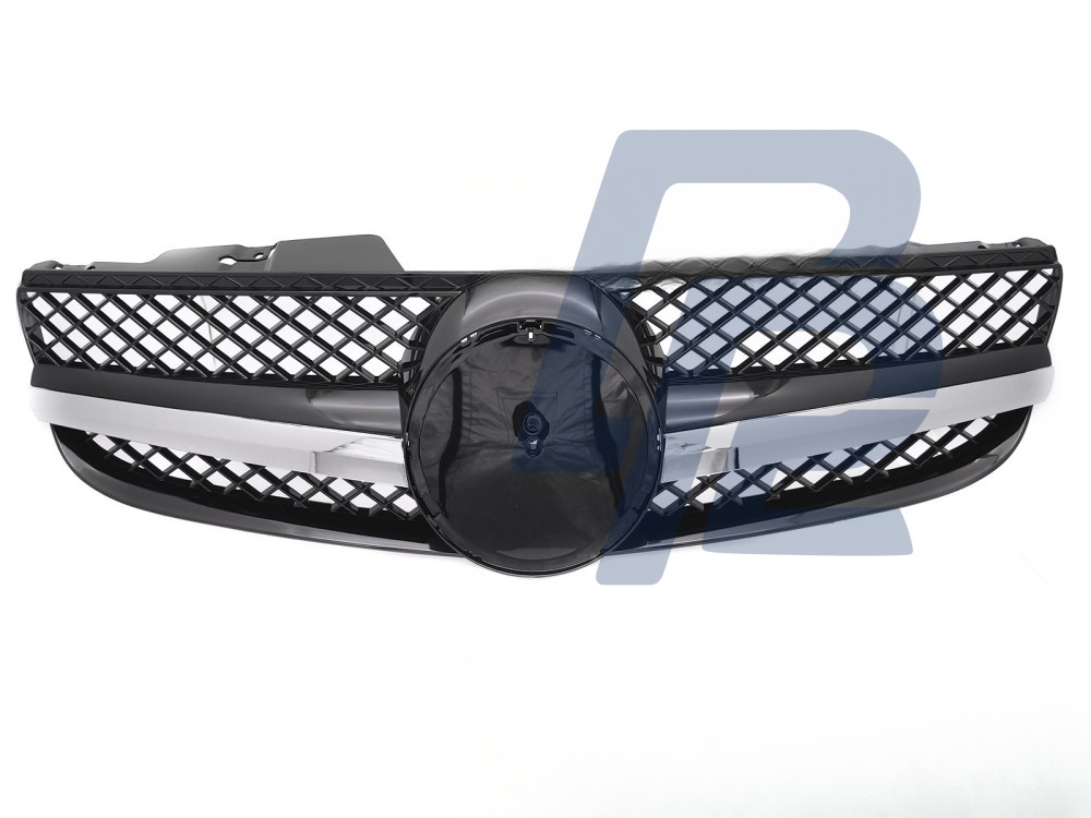 Grille Sport Chrome/Black for Mercedes SL R230 2006–2008 - 3