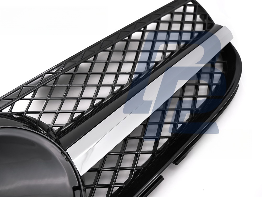 Grille Sport Chrome/Black for Mercedes SL R230 2006–2008 - 5