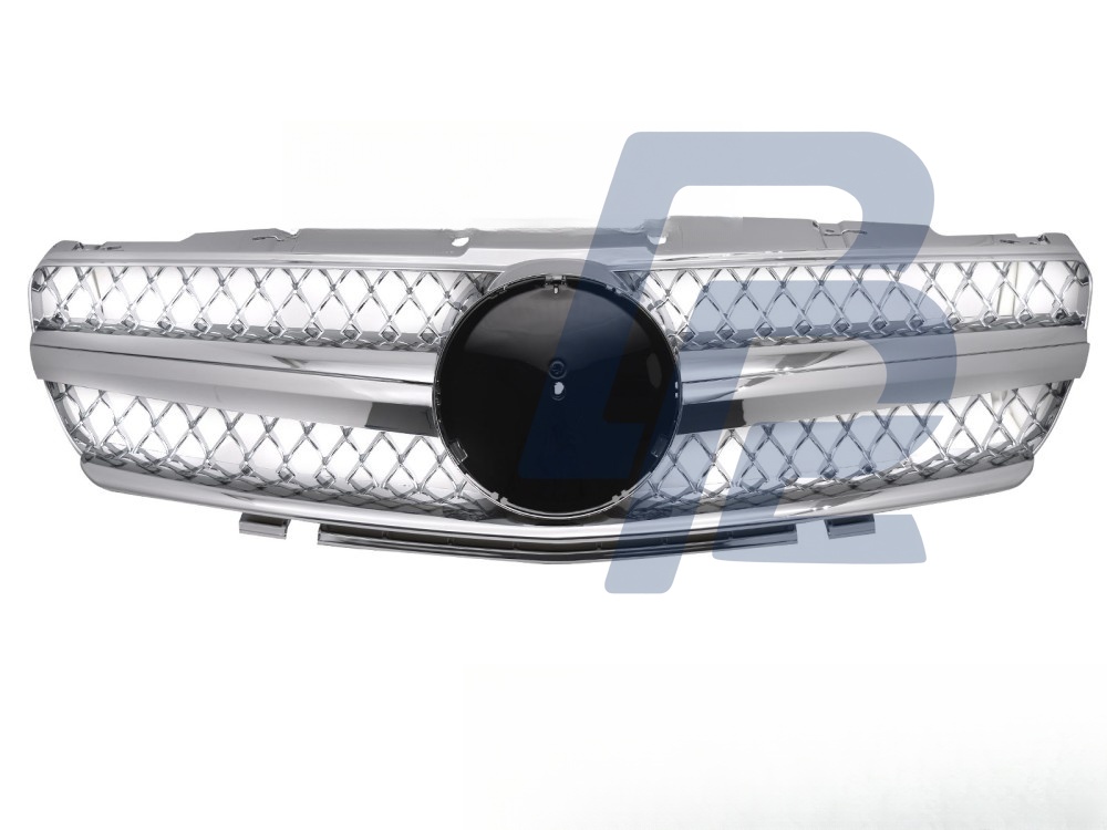 Grille Sport Chrome for Mercedes SL R230 2001–2006 - 5