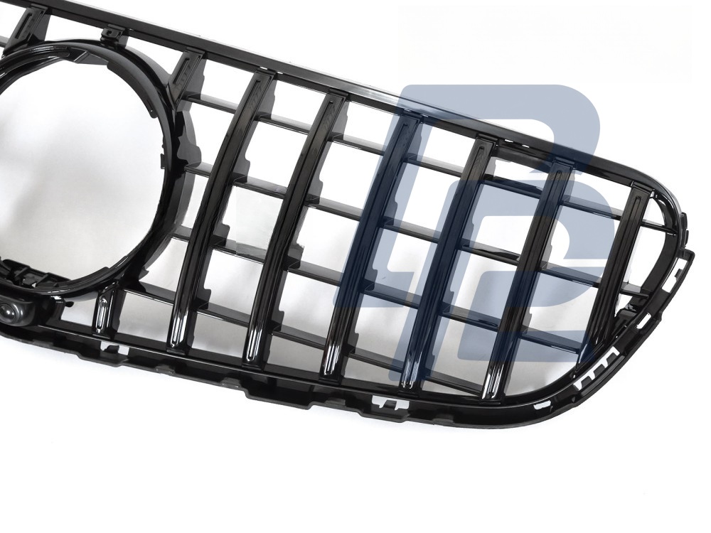 Grille Sport Gloss Black with Camera Hole for Mercedes GLC W253 2015–2018 - 3