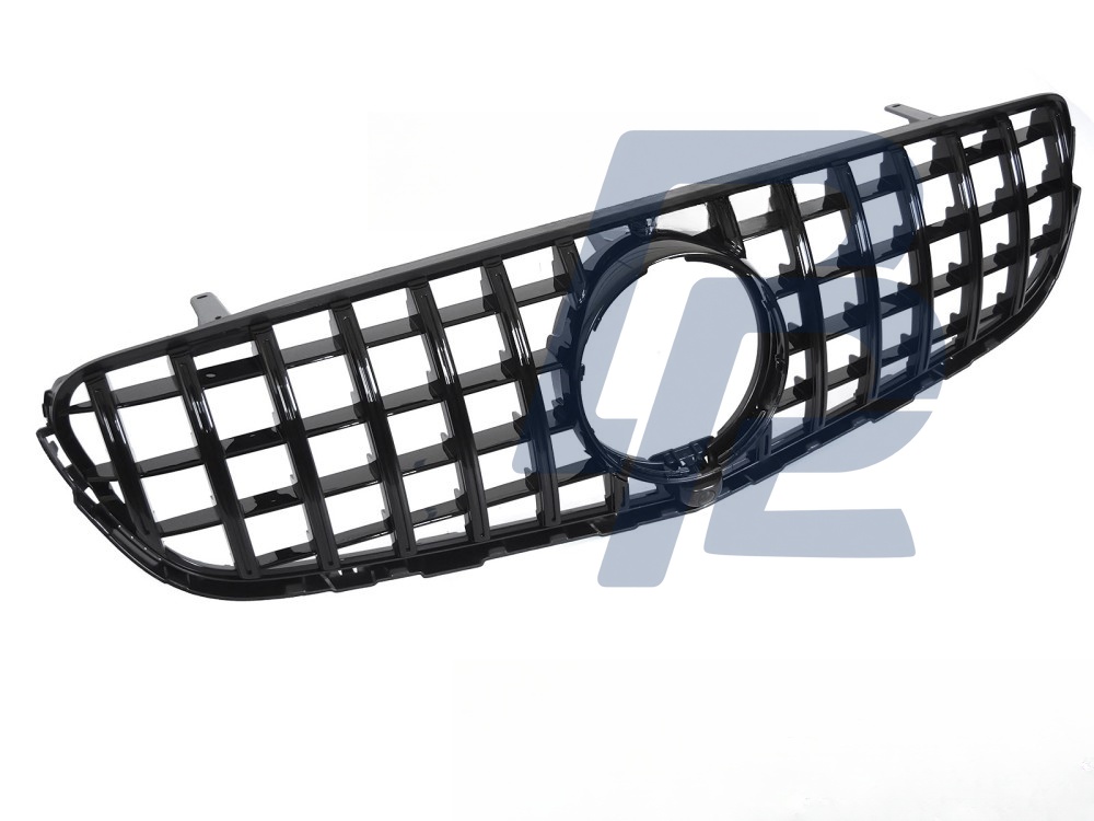 Grille Sport Gloss Black with Camera Hole for Mercedes GLC W253 2015–2018 - 5